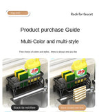 Kitchen Shelf Cleaning Cloth Storage Draining Rack Household Detergent Sponge Rack Water Sink Water Sink Water Sink Artifact
