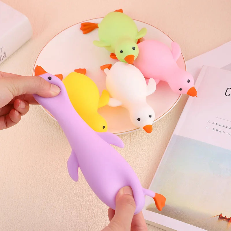 Large Size Antistress Duck Squeeze Toy Kawaii Cute Goose Stress Relief Decompression Stretch Vent Toy for Kids And Adults