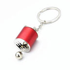 QMetal Keyring Creative Car Shifter Keychain Six Speed Manual Transmission Shift Gearbox Gear Fidget Toys Relieve Stress Anxiety