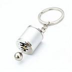QMetal Keyring Creative Car Shifter Keychain Six Speed Manual Transmission Shift Gearbox Gear Fidget Toys Relieve Stress Anxiety