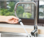 360° Rotating Kitchen Long Faucet Pressure Splash Proof Extended Filtering Foam Kitchen Universal Faucet Dual Mode Spray