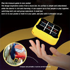 Portable Children Electronic Toys 4-Mode Tic-Tac-Toe Game Board Games Montessori Puzzle Game for Gift for Kids Adult