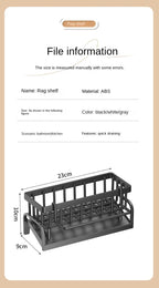 Kitchen Shelf Cleaning Cloth Storage Draining Rack Household Detergent Sponge Rack Water Sink Water Sink Water Sink Artifact