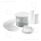 Multi-Layer Burger Patty Maker with Storage Container, Non-Stick Beef Press Mold, Freezable Hamburger Patty Box for BBQ Camping