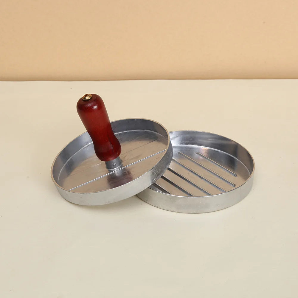 Multi-Layer Burger Patty Maker with Storage Container, Non-Stick Beef Press Mold, Freezable Hamburger Patty Box for BBQ Camping
