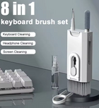 8 in 1 Computer Keyboard Cleaner Kit Brush for Airpods Headset Phone Earphones Cleaning Tool with Keycap Puller
